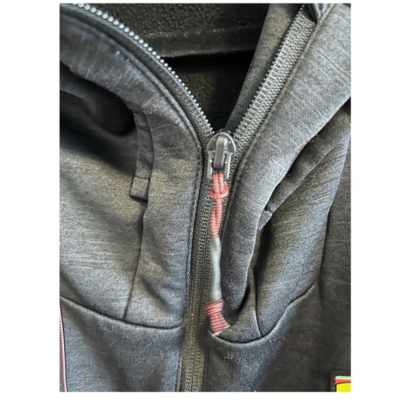 PUMA X SF SCUDERIA FERRARI Street Softshell Hooded Jacket Black SZ XL RARE - Picture 11 of 16